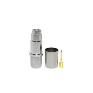 WODF Antenna Wire Electrical LMR400 Cable RP-SMA Male Plug Crimp Manufactures RF Coaxial Connector