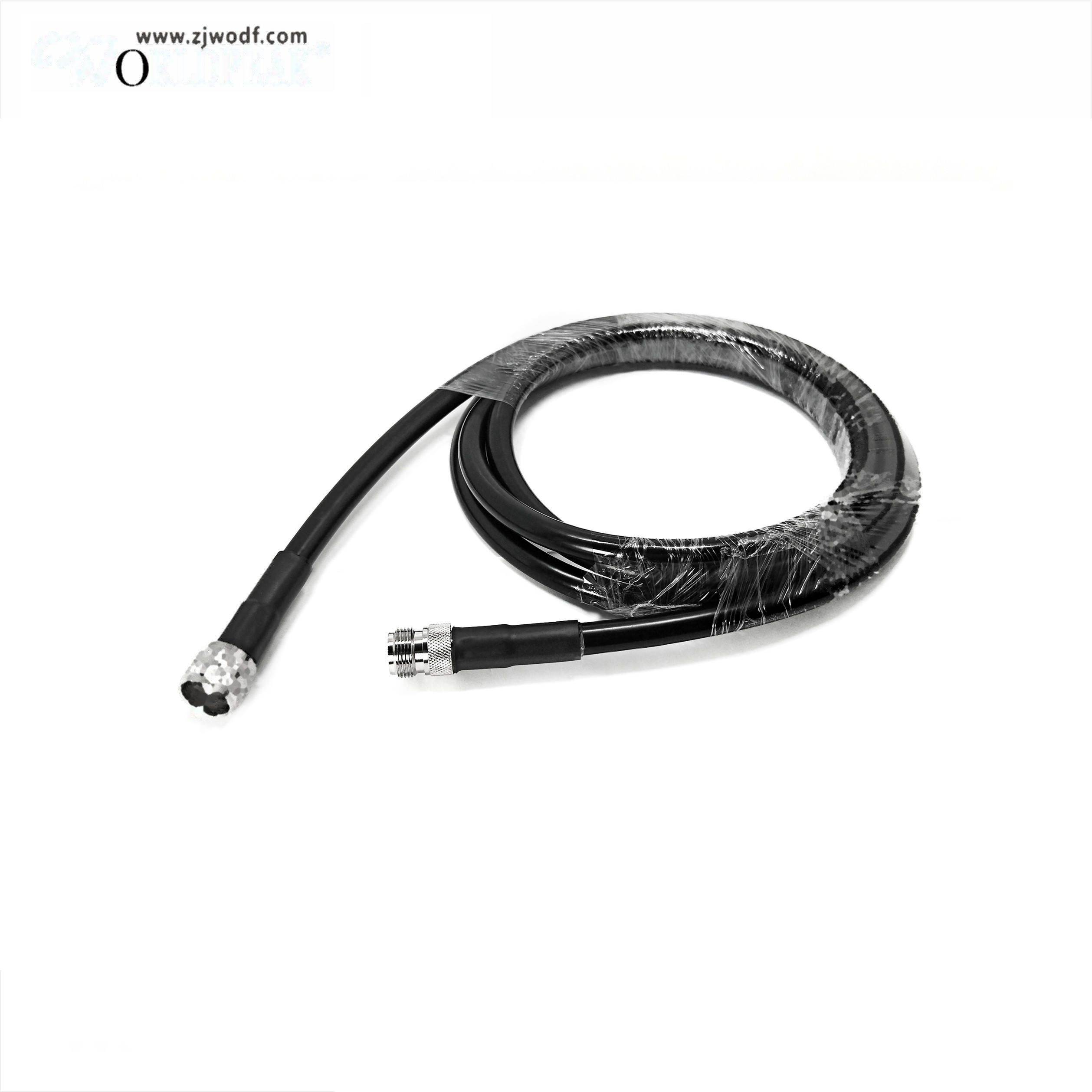Price Custom Low Loss 400 RF Coaxial Cable Assembly with UHF Male PL259 Plug to N Female Jack Straight Cable Connectors