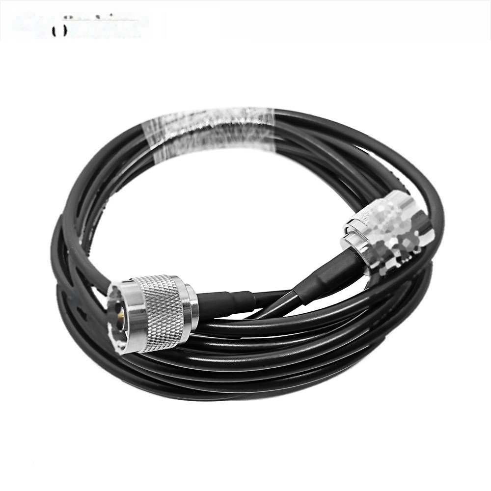 RF Crimp Connector Jumper Wire N Male to N Plug for RG58 RF Coaxial Cable Assembly LMR195/LMR200 Coax Cable