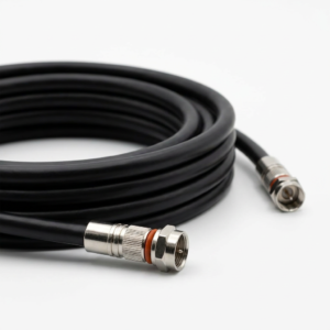 Plug and Play 75 Ohm RG11 Coaxial Cable Assembly Waterproof F Type Compression Connectors Prefabricated Jumper Wire WDFR11 DVR