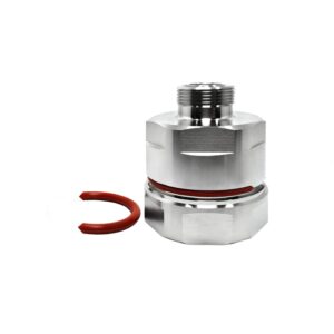WODF 7/16 DIN Female Jack Clamp RF Coaxial Connector for 1-5/8" Foam Feeder Cable for Communication