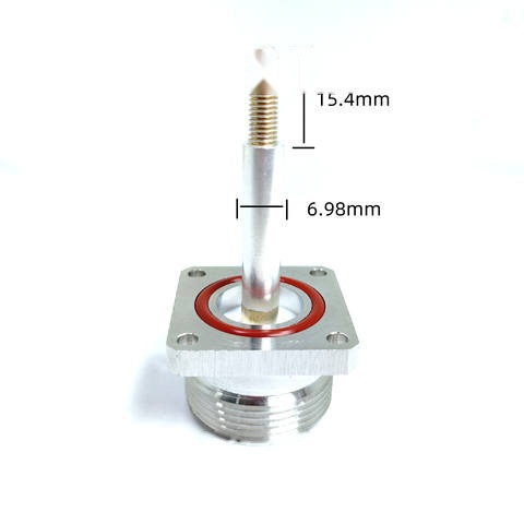 WODF Rf Connector DIN Female Male Coaxial Cable Connector 716 Din Jack 7-16 Female Panel Mount with M5 Socket 45MM