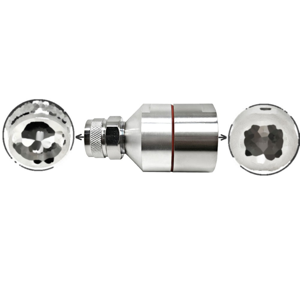N Male Clamp Connector for LMR900 Low Loss Cable High Power for Base Station Antenna & Tower Feeder