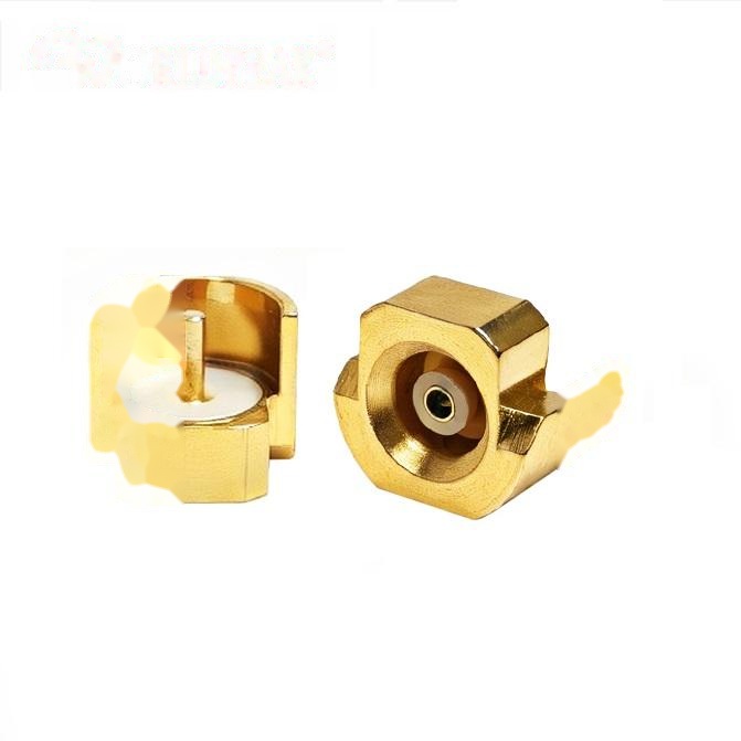 MMBX Jack Snap-On Connector PE45261 Solder Attachment 50 Ohms Board Edge Launch PCB With Female Center Contact Female Socket