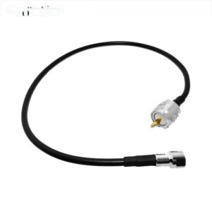UHF Male to FME Male for RG58 Crimp Coaxial Cable Assembly Low Loss LMR195 LMR200 Custom Length 50Ohm RF Jumper for GPS Antenna