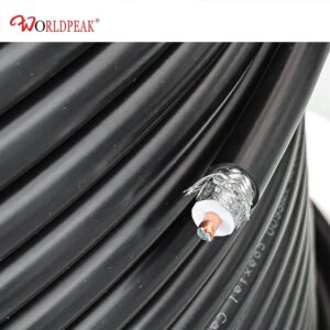 Low Loss Flexible LMR-600 Outdoor/Indoor Coax Cable Double Shielded with Black PE /PVC Jacket LMR600DB LMR-600-FR LMR-600-UF