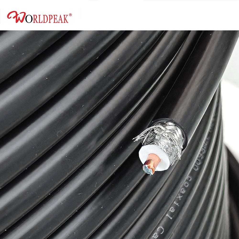 Low Loss Flexible LMR-600 Outdoor/Indoor Coax Cable Double Shielded with Black PE /PVC Jacket LMR600DB LMR-600-FR LMR-600-UF