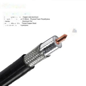 Coaxial Cable 50ohm Outdoor Low Loss LMR600(Standard) PE/PVC Jacket Double Shielded for Wireless DAS 5G Feeder