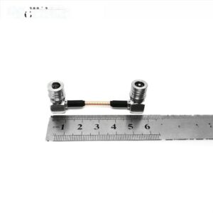 Coaxial Cable Assembly RF Crimp QMA Male Right Angle to QMA Male 90Degree Connector for RG316 Coaxial Cable LMR100