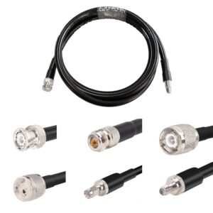 N Type Male to RP SMA Male Connector for Low Loss 400/600 5DFB RF Wifi Antenna Wire Pigtail Jumper Extension Cable