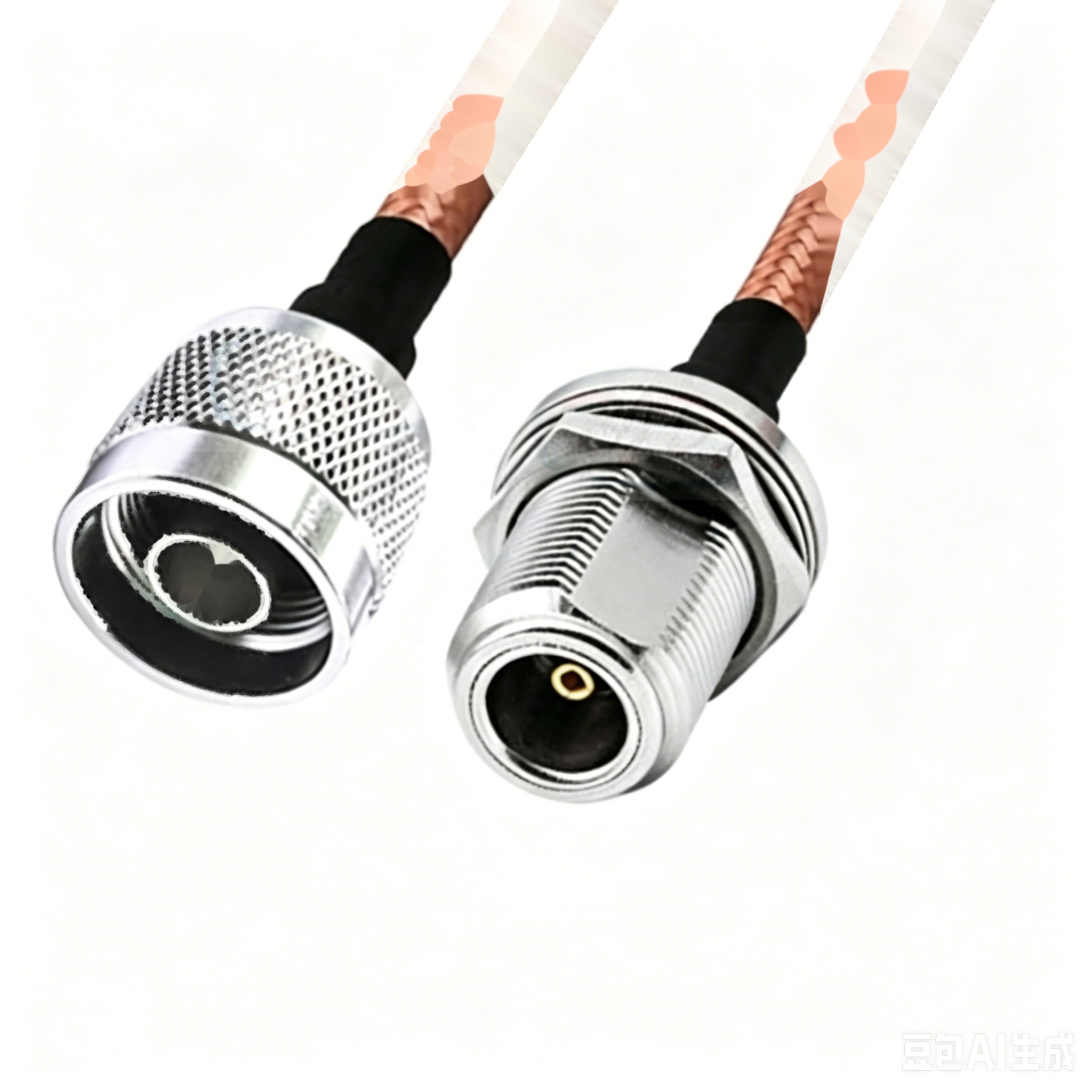 50Ohm N Male Plug to N Type Female Jack Bulkhead Waterproof RF Pigtail RG142 RG400 Coaxial Cable for 5G/4G WiFi GPS Antenna