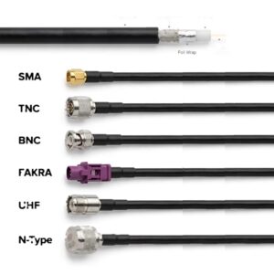 Low Loss Flexible SMA/Fakra/BNC/TNC/UHF/N/7/16/4.3-10 for RG58 RG223 LMR195 LMR200 LMR240 RG174 5DFB RF Coaxial Cable Pigtail