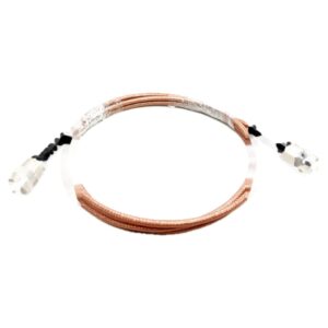 UHF Male PL259 Plug to PL-259 Male Solder Conductor Silver RG400 Double Shielded Pigtail Jumper Extension Cable Assembly