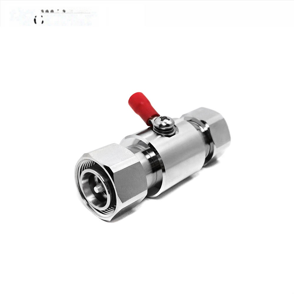 DC-3G Outdoor Base Station Lightning Protector MINI DIN 4.3-10 Male to 4.3/10din Plug Coaxial Connector Surge Arrester With GTD