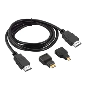 Mini HDMI Adapter Micro HDMI Connector HDMI Cable 3 In1 HD 1M 1.5 Meters Compatible Suitable for PS3 HDTV DVD XBOX