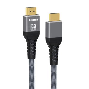 V2.1 for Cable 8K 60Hz 4K 120HZ 48Gbps Data Transfer 0.5M Braid for HDTV Projector PC 3D Support