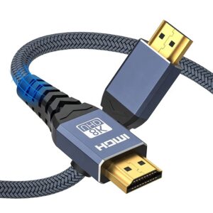 Braided 48Gbps Ultra High Speed 0.5M 1M 1.5M 2M 3M 5M 8K 60Hz 4K 120Hz 3D EARC HDMI Cable Support 8K