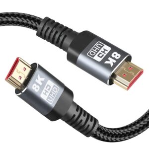 8K 60Hz 4K 120Hz HDMI to HDMI Cable for Projectors 0.5M 1M 2M 3M 5M 8K 2.1 Compatible HDMI Cable