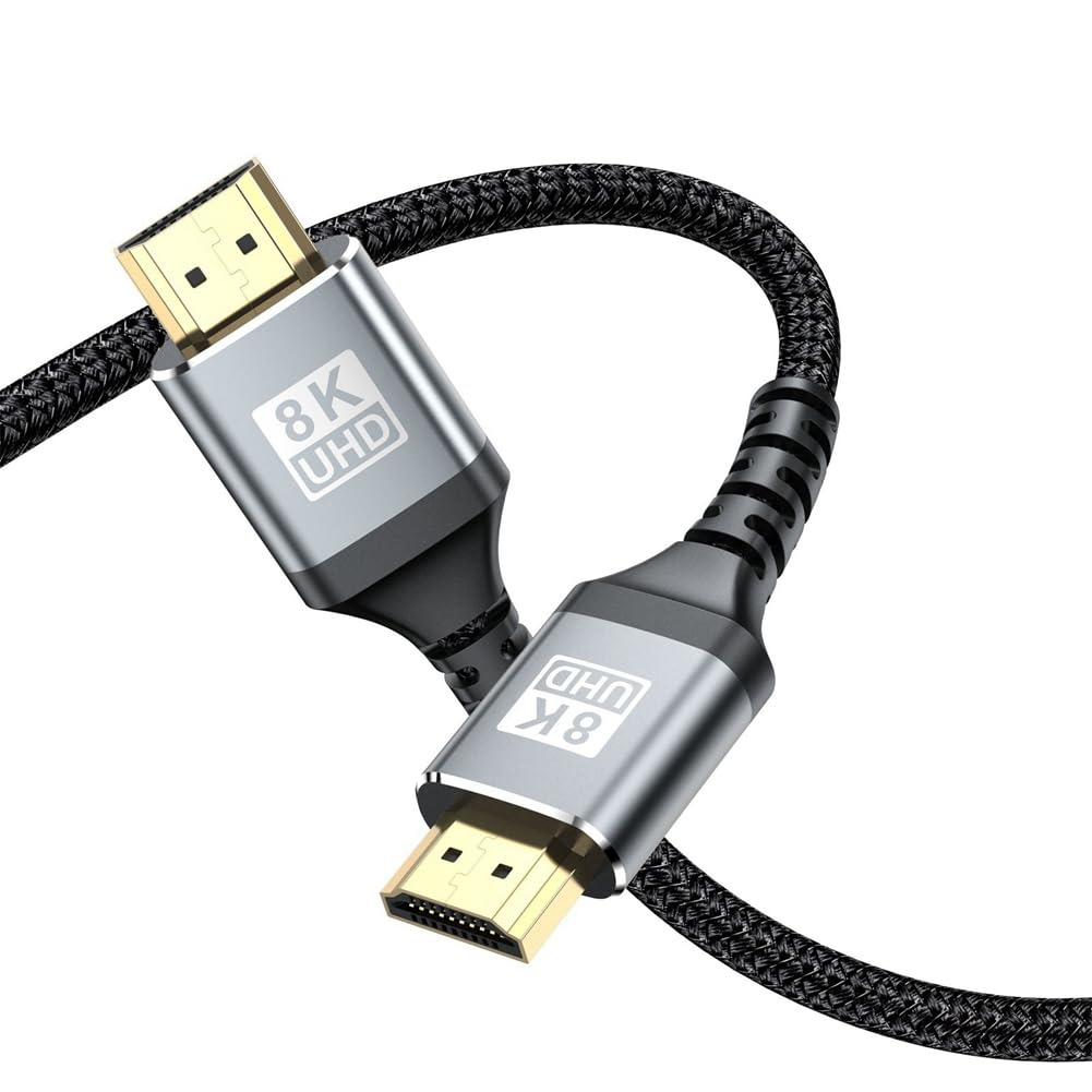 Ultra HD 8K Coaxial PVC Jacket Cable Easy-to-Use 48Gbps Stock HDTV Wire for TV Computer Monitor Projector DVD Player 0.5-7M