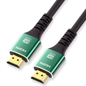 8K HDTV Cable 48Gbps HDMI 2.1 Kabel 8K60hz 4K120Hz HDR 3D Male to Male HDMI Audio Video Cable for HD TV Laptop PS5 PS4