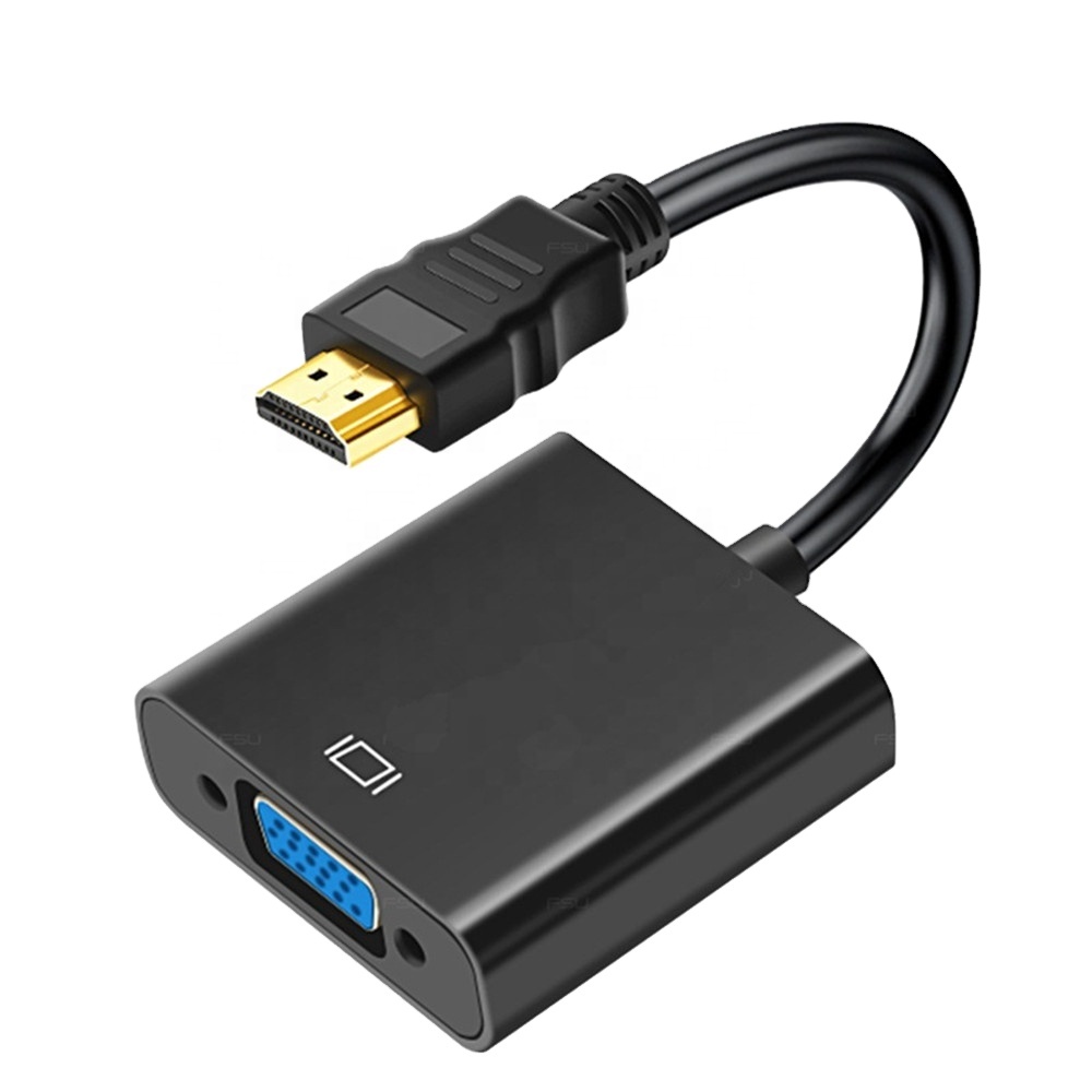 20cm HDMI VGA Kabel Converter HDTV HDMI M to VGA F Converter Adapter Cable for Monitor Projector