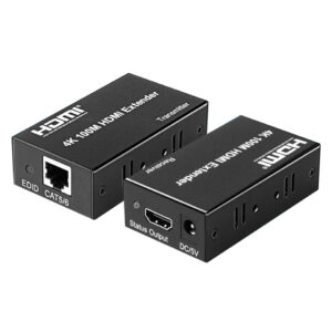 4K 100M HD MI Extender Video Transmitter Receiver Network Cable RJ45 HD-MI Extender for Camera Laptop PC to TV Monitor
