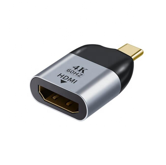 Usb c to HDMI-compatible Support 4K 60HZ and 3D Effective Type C Adapter for Laptop HDTV Macbook Projector