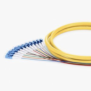12 Core LC UPC APC Fiber Optic Pigtail