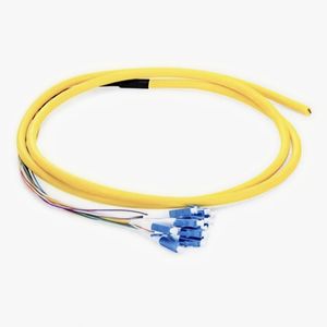 12 Core LC/UPC G. 657A1 Bundle Fiber Optic Pigtail