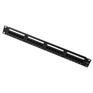 24-Port Keystone Jack Patch Panel with Cable Manager