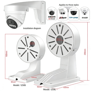 1Outdoor/indoor Universal Aluminum Alloy Cctv Dome Bracket and Dome Camera Bracket and Bracket for Dome Camera