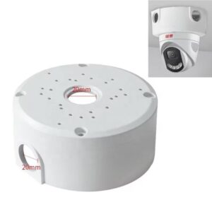 1Plastic Ceiling Mount CCTV Surveillance Security Dome Camera Brackets Round Junction Box Cover Decorative Hidden Cable