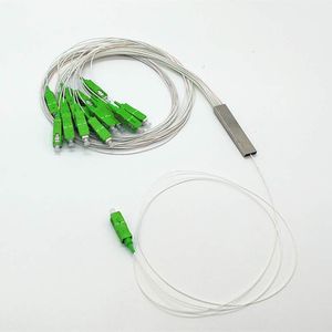 1X2 / 1X4 / 1X8 / 1X16 Fiber Optic PLC Splitter Steel Tube Type