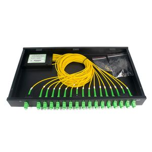 1U 1X16 SC/APC PLC Splitter Module PLC Splitter Fiber Optic Patch Panel