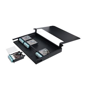 1U 96-Core MPO Fiber Optic Patch Panel
