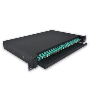24-Port Sliding Fiber Optic Patch Panel