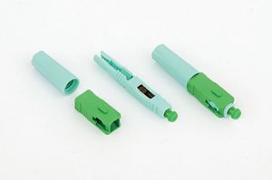 SC APC Horizontal 50mm Fiber Optic Fast Connector