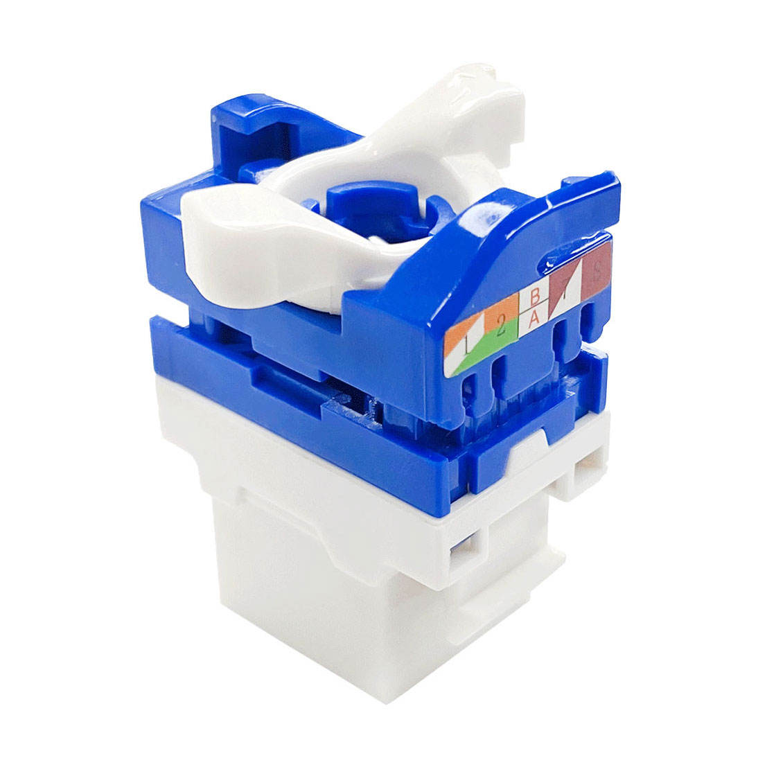 Cat6 French Type Rotary Toolless Keystone Jack