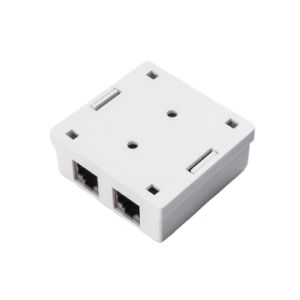 Cat5e FTP 2-Port Surface Mount Box