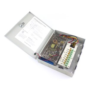 AC 110V Or 220V DC 12V 10A 120W 9 Channels CCTV Camera Switching Power Supply 120W