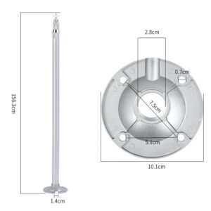 Aluminum Alloy Ceiling Mount Bracket for Projector and Camera Adjustable Bracket and Pole Mount Camera Bracket 150-300 cm