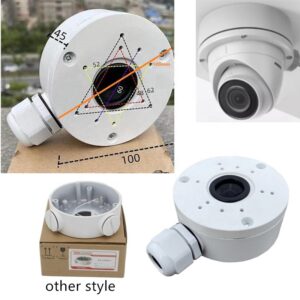 Aluminum Alloy Dome Camera Junction Box and Universal Waterproof Mounting Base for CCTV Surveillance Cameras