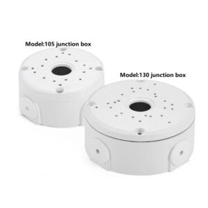 Aluminum Alloy Metal Cctv Junction Box CCTV Cameras Base Wall Mount Metal Junction Box and Hidden the Cable Box