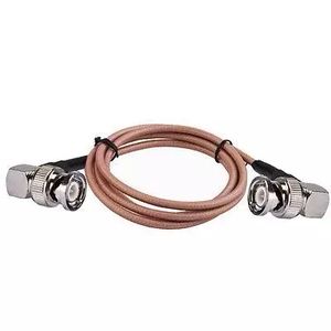 BNC Right Angle Plug Cable Connector RG142 Jumper Cable For Antenna