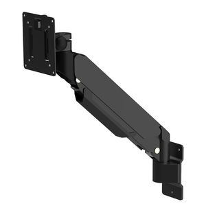 Black Heavy Duty Wall Hanging Single Monitor Bracket Monitor Arm WS-YL104-B