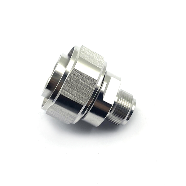 Brass 7/16 DIN Male to N Female Connector Coaxial RF Adapter