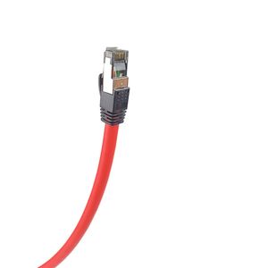 Cat6 Network Cable 2 RJ45 Gold Connectors Grey LSZH Jacket