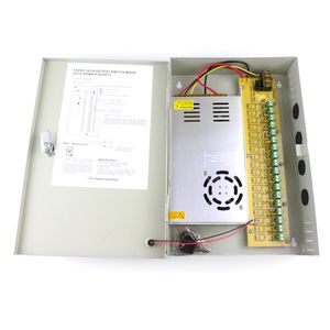 CCTV Camera Power Supply Distribution Box 30A 18CH 12V Multiple Output Power Supply For CCTV Camera