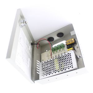 CCTV Power Supply Box For Dvr System 4-channel 12V 5A