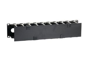 Cat6A Shielded 24-Port Patch Panel with Cable Manager